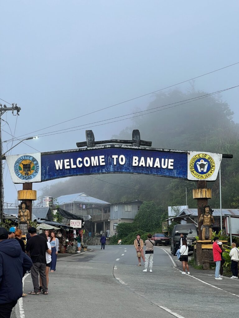 Welcome sign Banaue